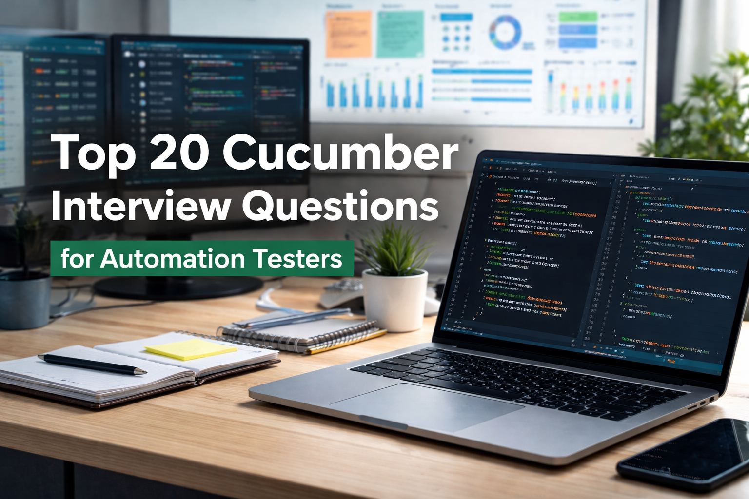 Top 20 Cucumber interview questions with real examples for automation testers using Selenium and Java