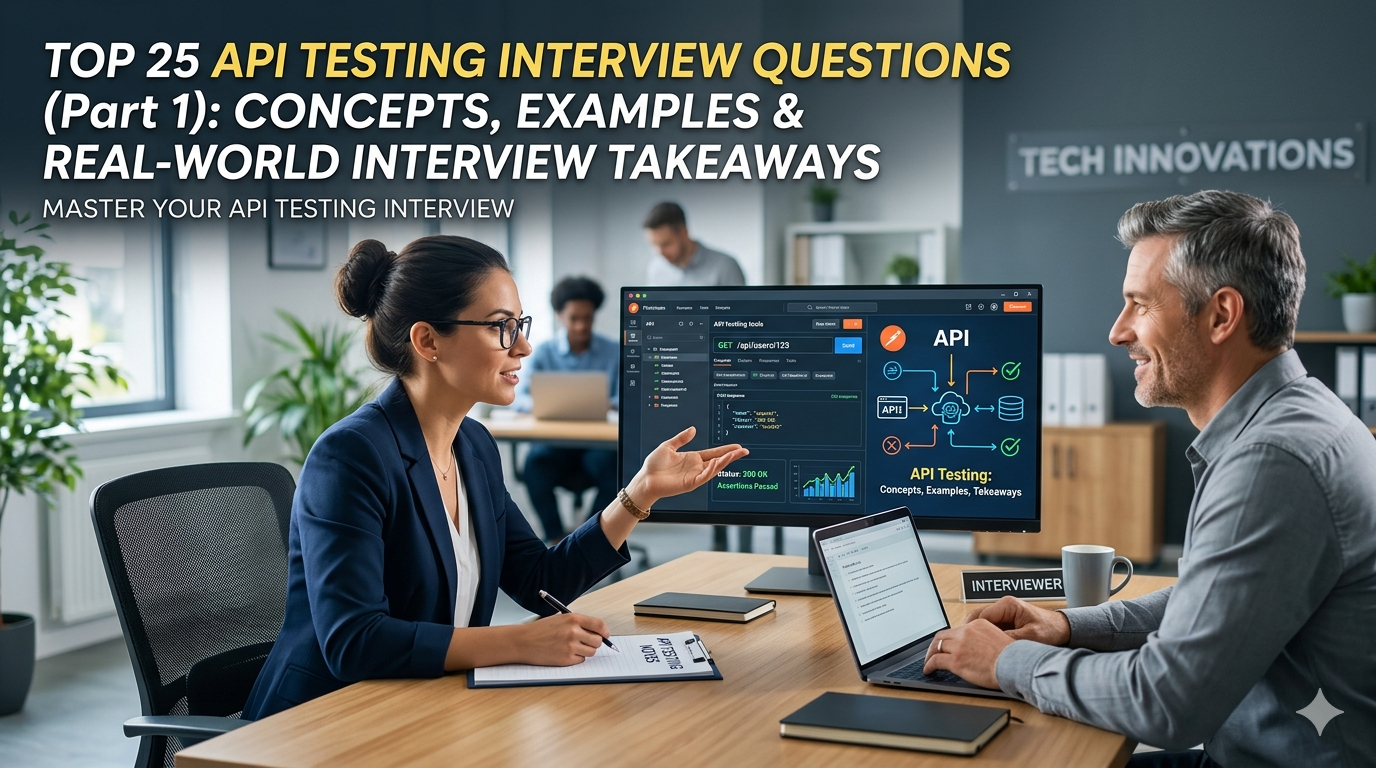 API Testing Interview Questions and Answers with examples for automation testers